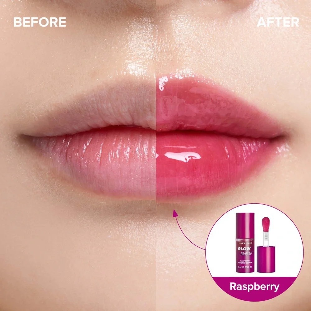 I Dew Care Raspberry Glow Easy Nourishing Vitamin C Lip Oil .12oz